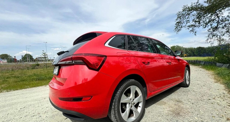 Skoda Scala cena 69550 przebieg: 55130, rok produkcji 2020 z Dukla małe 137